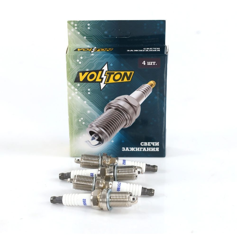 Свеча зажигания VOLTON HONDA, MB, DAEWOO, HYUNDAI, MAZDA, MITSUBISHI, KIA,  NISSAN, SUBARU (4 шт.)