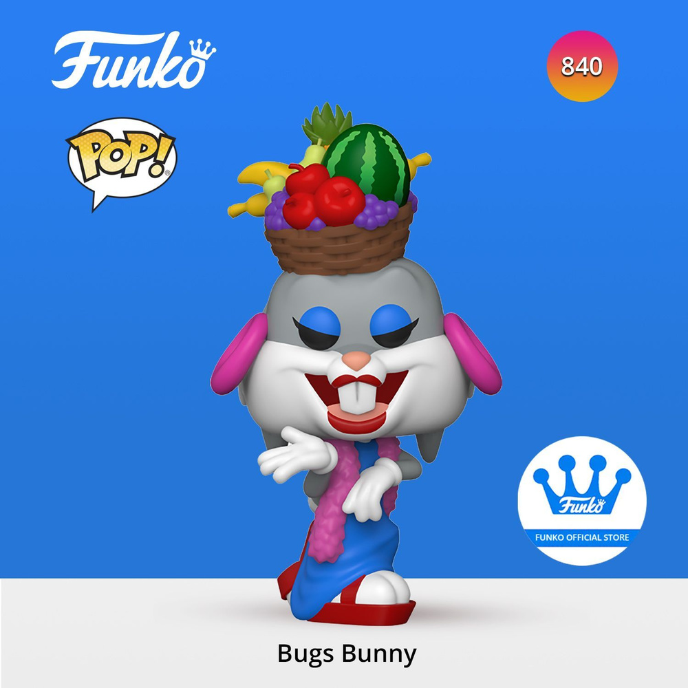 Funko Pop Bugs Bunny In Fruit Hat – Diamond Exclusive, 9,5 Cm, Aus Looney Tunes