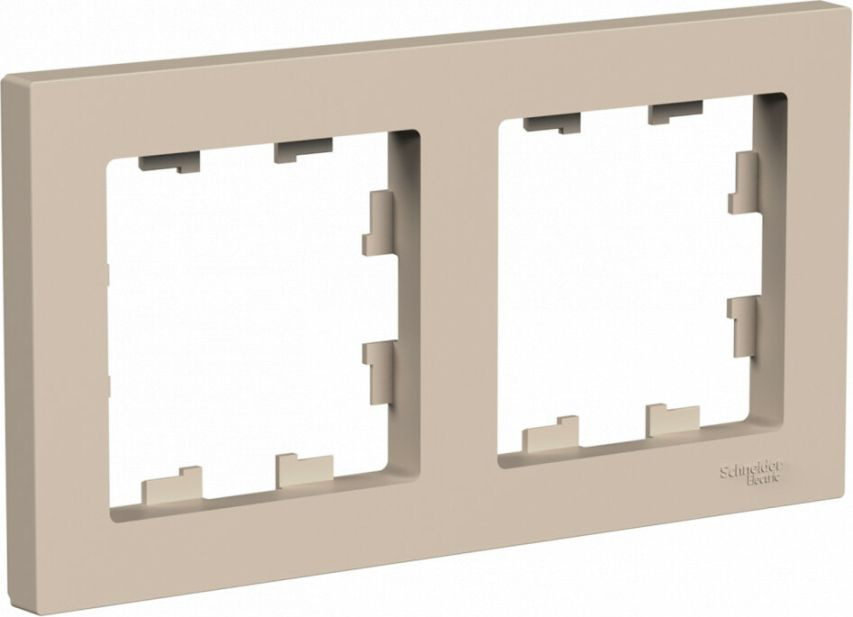 Рамка 2 поста Systeme Atlas Design Песочный / ATN001202 #1