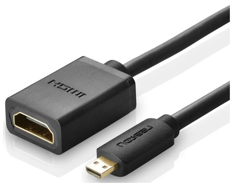 Кабель microHDMI, HDMI Ugreen Переходник/адаптер HDMI - micro HDMI ...