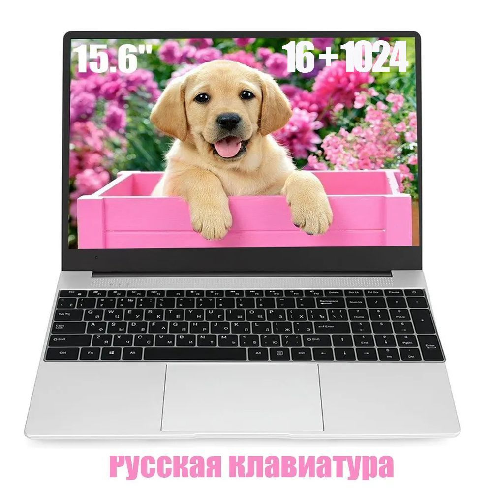 OEM NT26 Ноутбук 15.6", RAM 16 ГБ, SSD 1024 ГБ, Intel HD Graphics 600, Windows Pro, серебристый, Русская #1