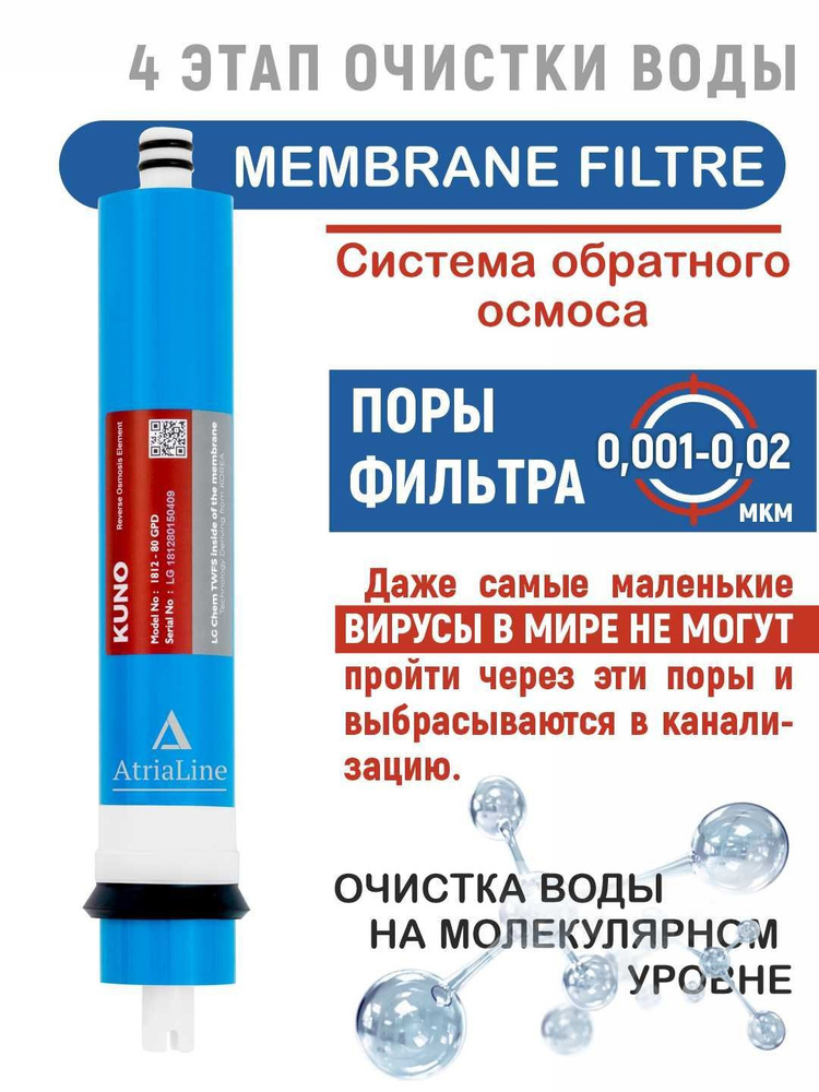 Мембранный фильтр для воды MEMBRANE FILTRE LG Kuno #1