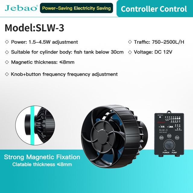 Серия Jebao SLW Wifi APP Control Аквариумный морской резервуар SLW-10 SLW-20 WaveMaker Погружной водяной #1