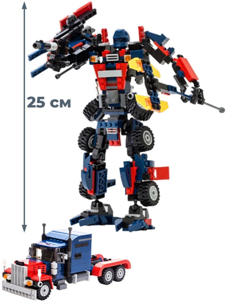 Конструктор трансформер Оптимус Прайм грузовик Transformers (379 ...