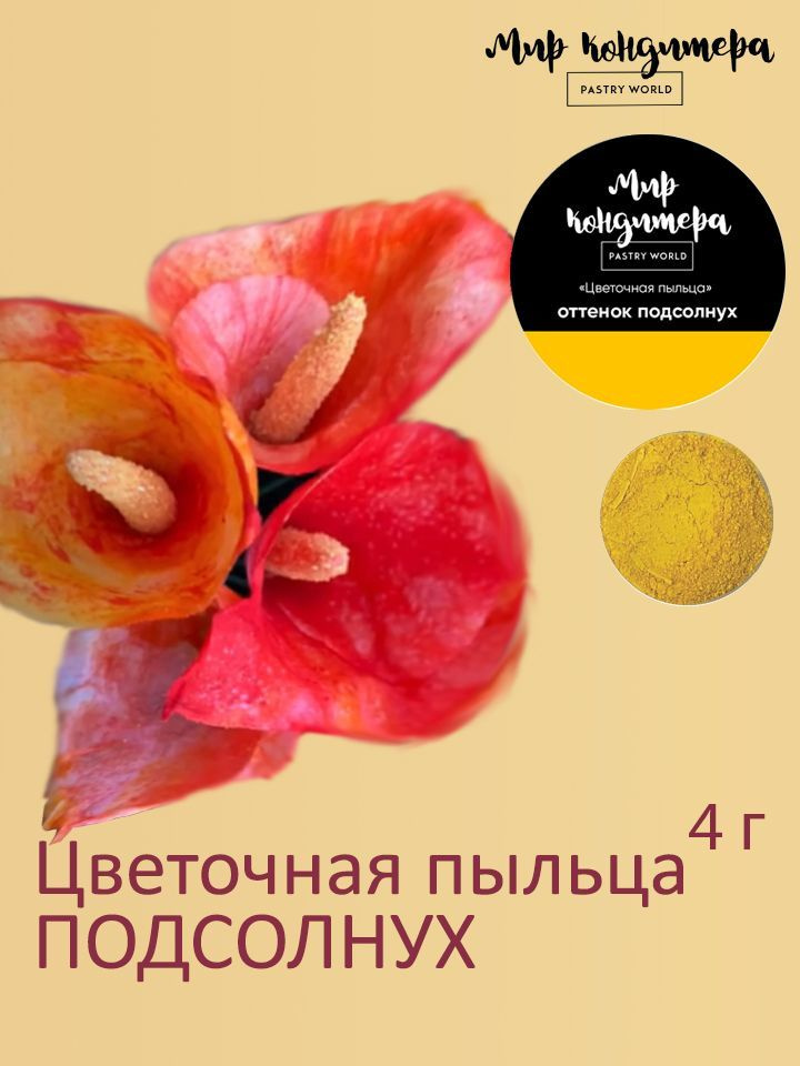 Краситель пищевой Мир Кондитера PASTRY WORLD Сухой 4г. 1шт. #1