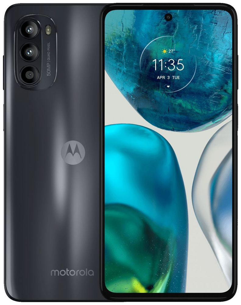 Motorola Смартфон Moto G52 4/128 ГБ, серый