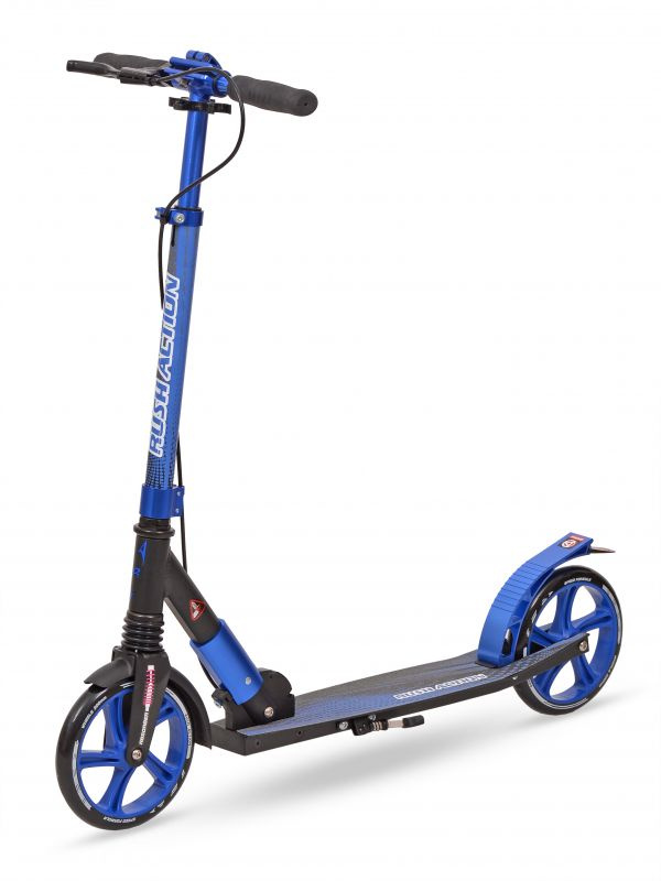 Самокат Городской RUSH ACTION x SKL-046 Black-blue, купить c