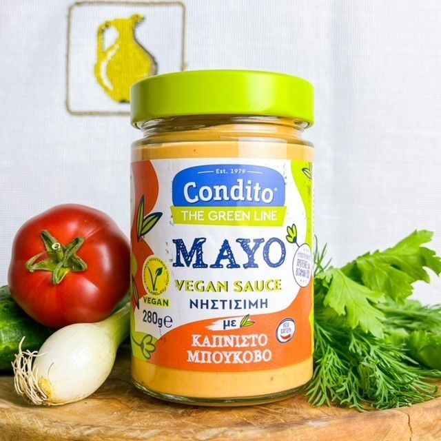 Соус "MAYO" веганский майонез с ЧИЛИ, Греция, ст.банка, 280г - купить с ...