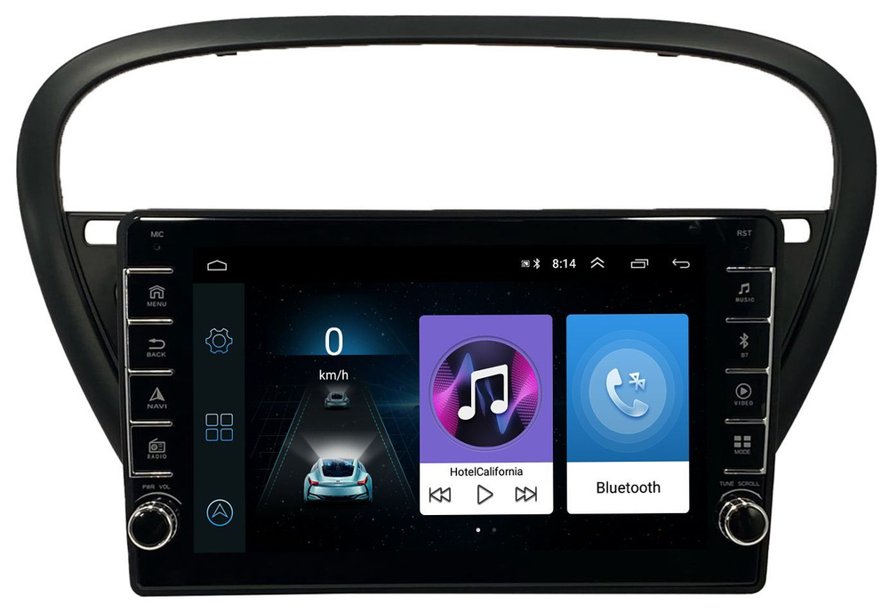 Магнитола Zenith Peugeot 607 Пежо 2004-2010, Android 12, 2/16ГБ, c ...