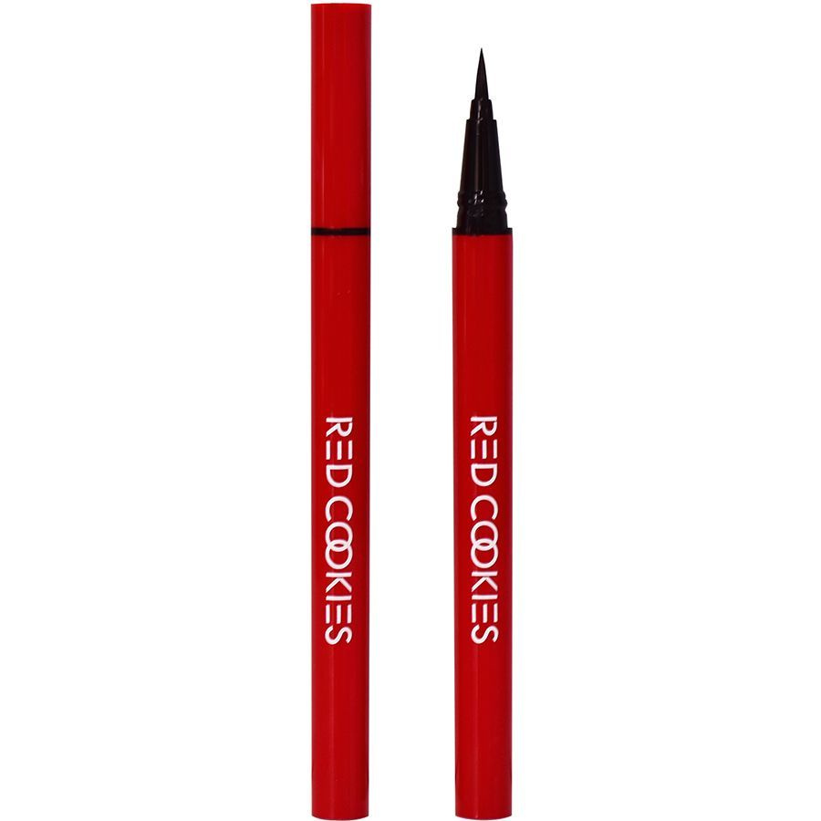 RED COOKIES Жидкая подводка для глаз водостойкая, черная, Nunken Matte Eyeliner, 0,5гр  #1