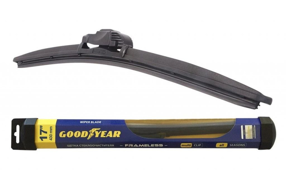 Щетка стеклоочистителя Goodyear 17" (430 мм) (всесезонная) бескаркасная