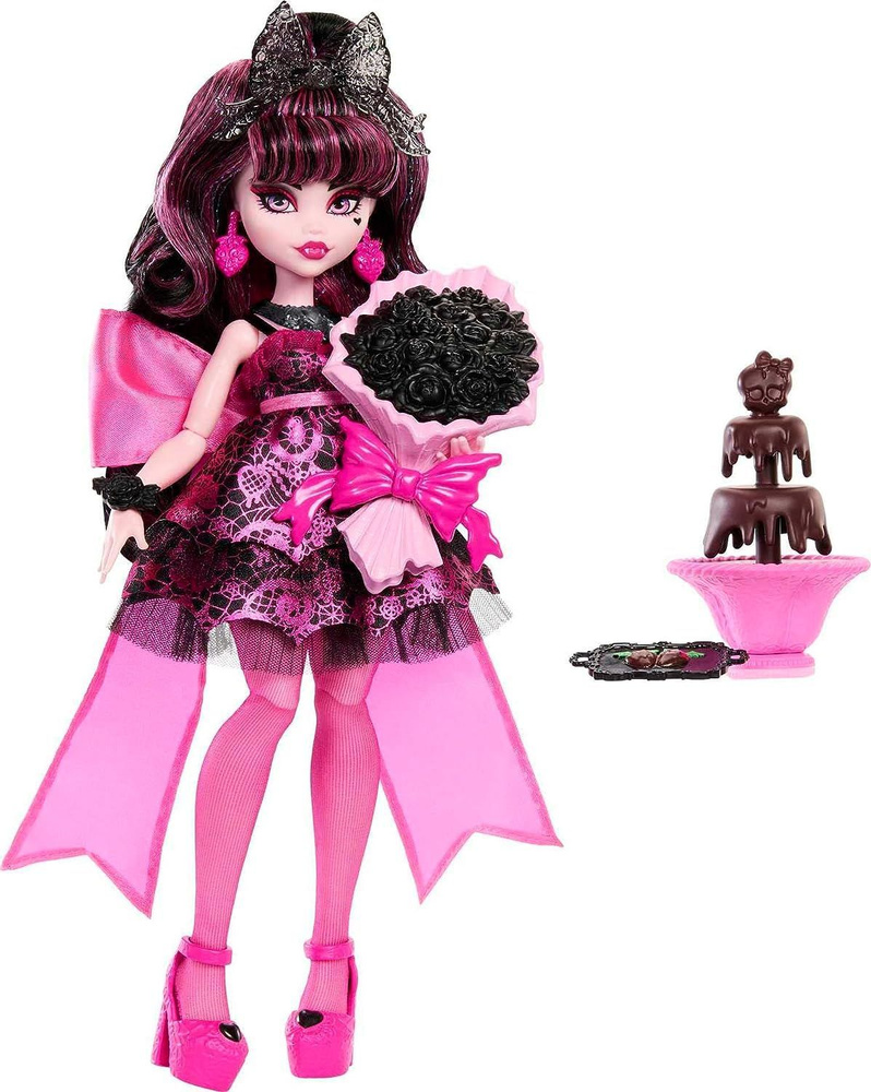 Monster High Draculaura Doll in Monster Ball Party - Кукла Монстр Хай  Дракулаура (серия Бал Монстров)