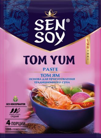 Основа для супа "Том ям" Sen Soy (Tom yum) 80г х 4 шт - купить с ...