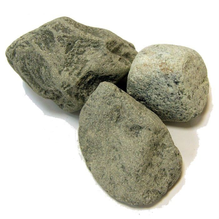 Камень для бани Порфирит (20кг) обвалованный #1