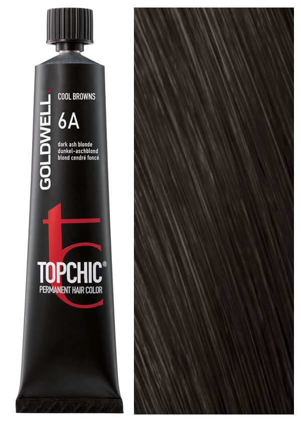 Goldwell Topchic 6A темно-русый пепельный 60 мл #1