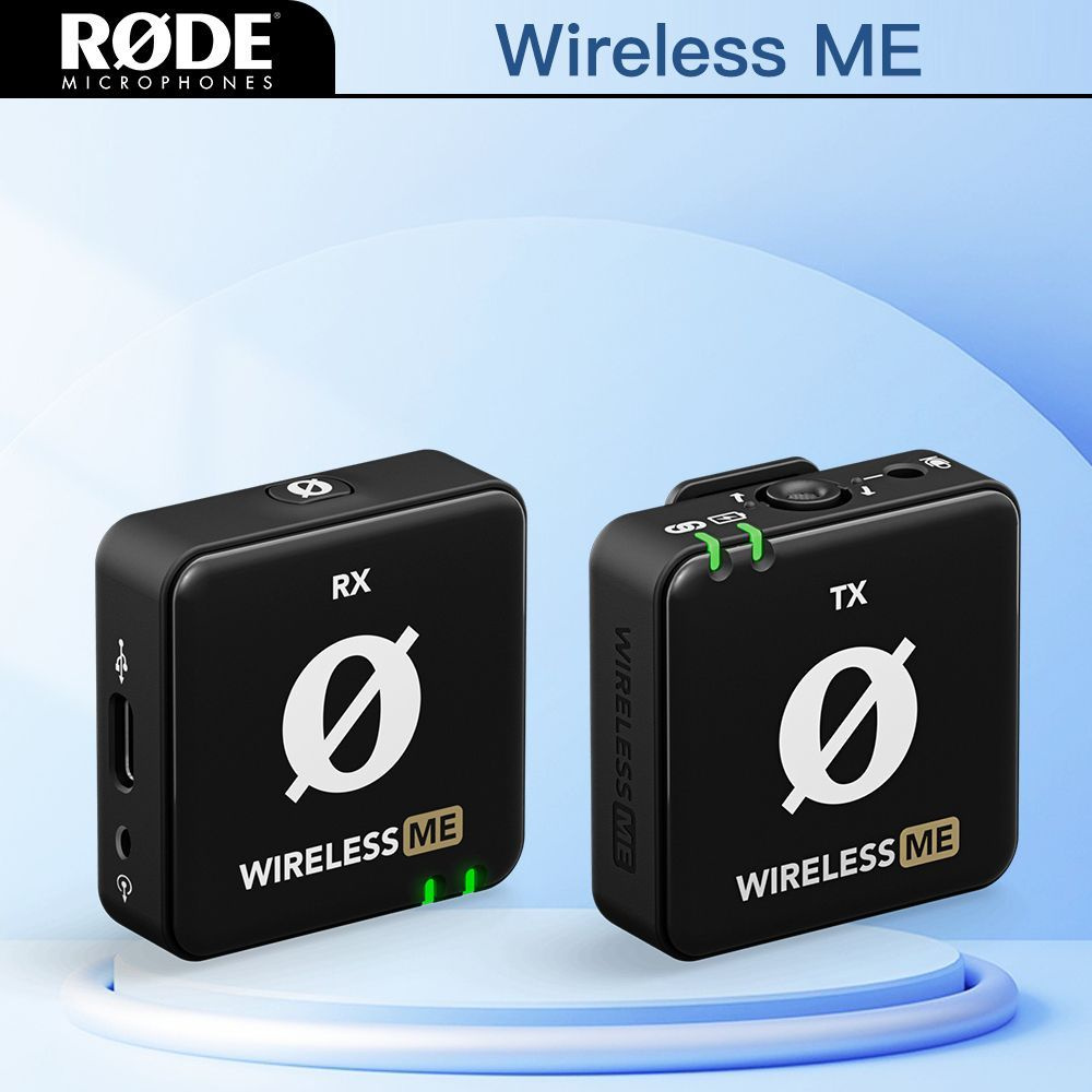 Rode Микрофон для подкастов Wireless ME (1 х передатчик, 1 х приемник),  черный