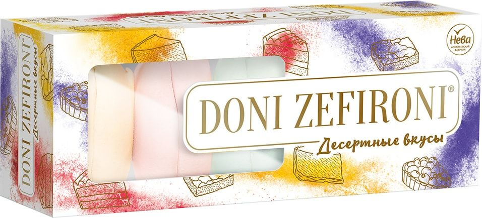 Зефир Doni Zefironi Десертные вкусы ассорти 210г х3шт #1