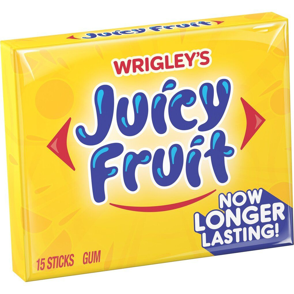 Жевательная резинка Wrigley's Juicy Fruit / Вриглейс Джуси Фрут пластинки 40,5 гр (США)  #1