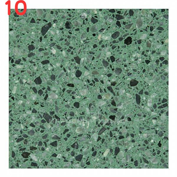 Плитка агломератная коллекция Мрамор Зеленый 400х400х20 мм (10 шт.)  #1