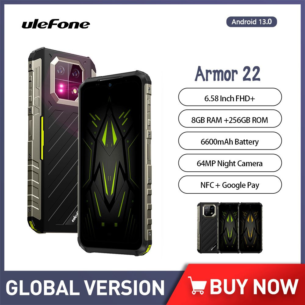 Смартфон Ulefone Armor 22 - купить по выгодной цене в интернет-магазине  OZON (1174183725)