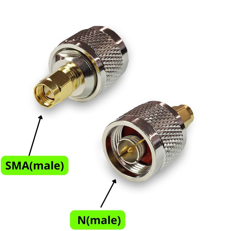 Кабель KROKS Переходник N (male) - SMA (male) - купить по низкой цене в ...