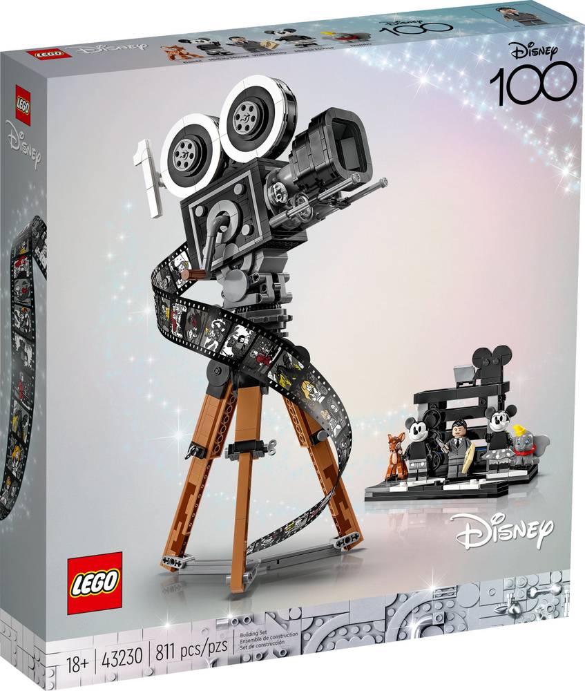 Лего Disney серия, LEGO Конструктор, лего 43230 Камера-дань уважения Уолту  Диснею, Игрушки Lego для мальчиков и девочек - купить с доставкой по  выгодным ценам в интернет-магазине OZON (1339308650)