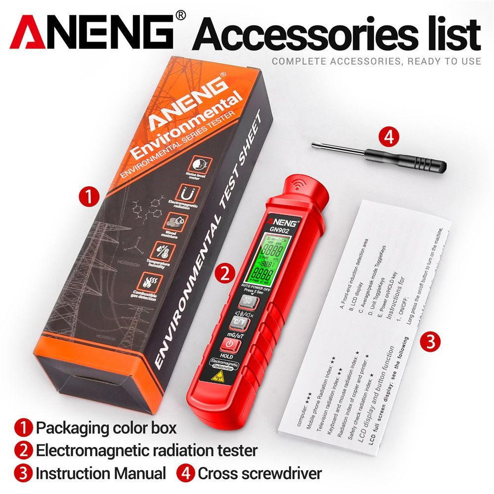 детектор электромагнитного излучения, измеритель поля электромагнитного ...