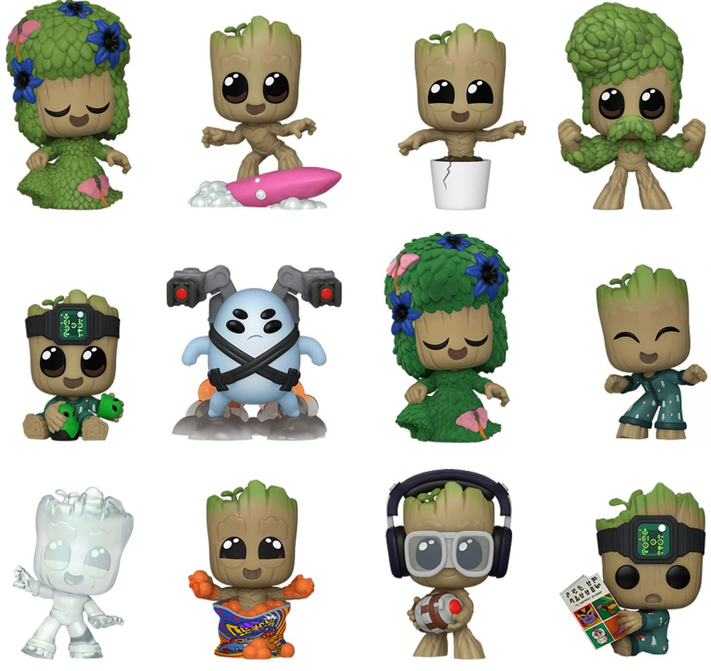 Фигурка Funko Mystery Minis Случайный герой 1/12 Я Грут I Am Groot Марвел Marvel 70656 6 см  #1