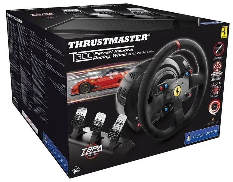 Комплект, руль игровой Thrustmaster T300 Ferrari Integral Racing Wheel ...