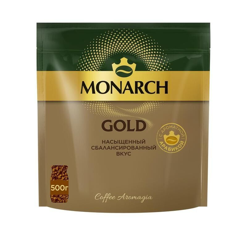 Кофе растворимый Jacobs Monarch Gold, 500 г #1
