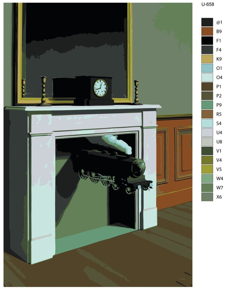 Картина по номерам U-658 