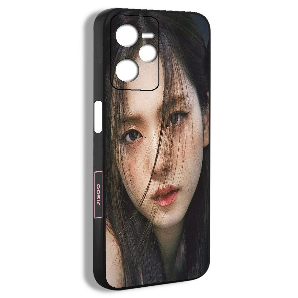 чехол для смартфона Подходит для Realme C35 BlackPink jisoo Джису рисунок  лица милой девушки MAJ48