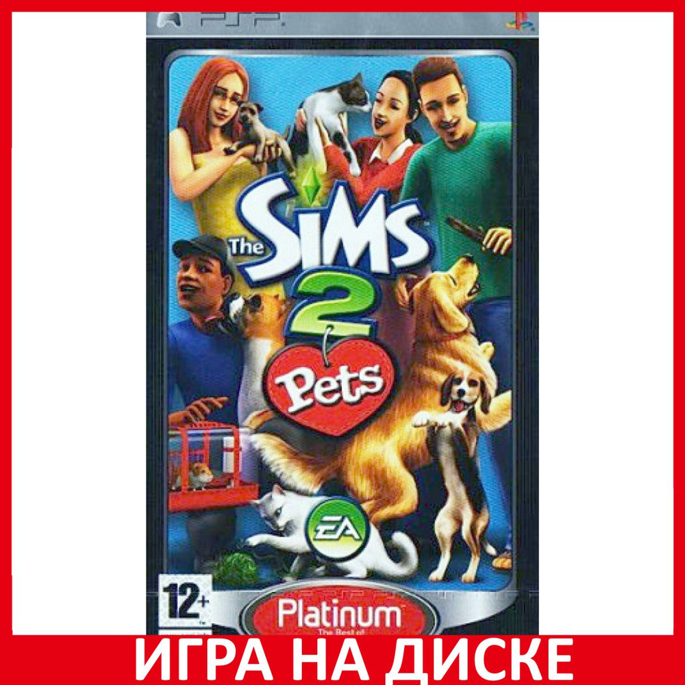 Игра The Sims 2 Pets Питомцы Platin (PlayStation Portable (PSP), Английская  версия)