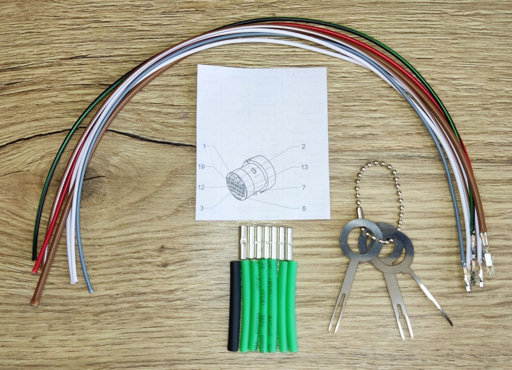 Ремкомплект проводки задней правой двери Opel Astra H (7 проводов), OAH ...