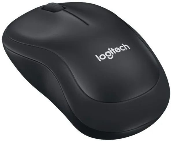 Мышь беспроводная Logitech B220 Silent Black 910-005553, черный ...