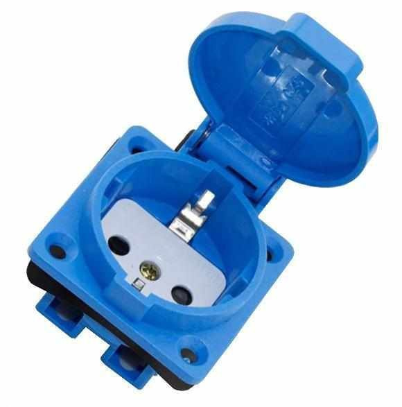 Розетка для бензогенератора, электростанции 16А / 250B (универсальная ...