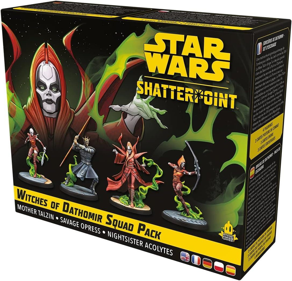 Дополнение для настольной игры Star Wars: Shatterpoint - Witches of  Dathomir Squad Pack (на английском) - купить с доставкой по выгодным ценам  в интернет-магазине OZON (1235209751)