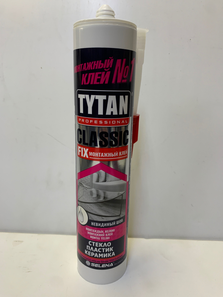 Монтажный клей titan fix310мл 310 мл0.340 кг, прозрачный - купить по ...