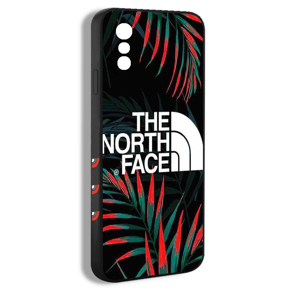 чехол для смартфона Подходит для iPhone X черное белое Гора логотипа the  North face SVS20 - купить с доставкой по выгодным ценам в интернет-магазине  OZON (1238972423)