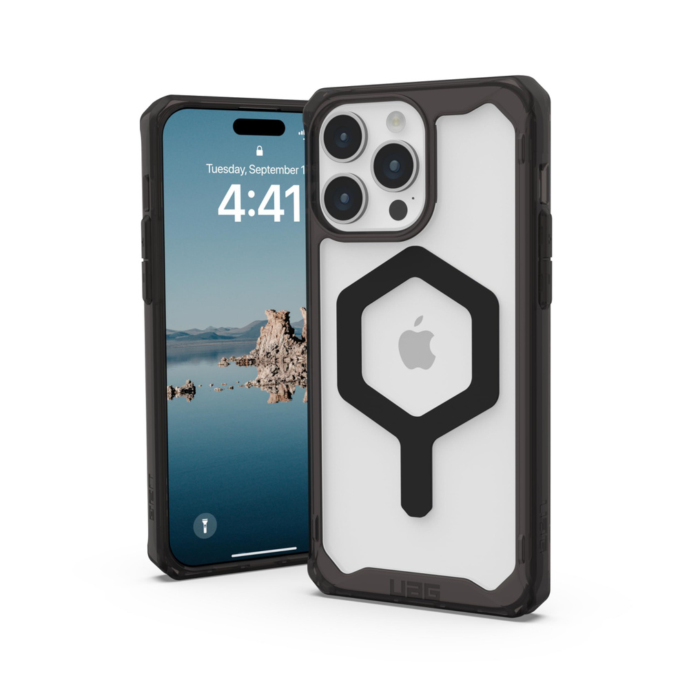 Чехол UAG iPhone 15 Pro Max Plyo For MagSafe Series -Black/Black - купить с  доставкой по выгодным ценам в интернет-магазине OZON (1545552271)