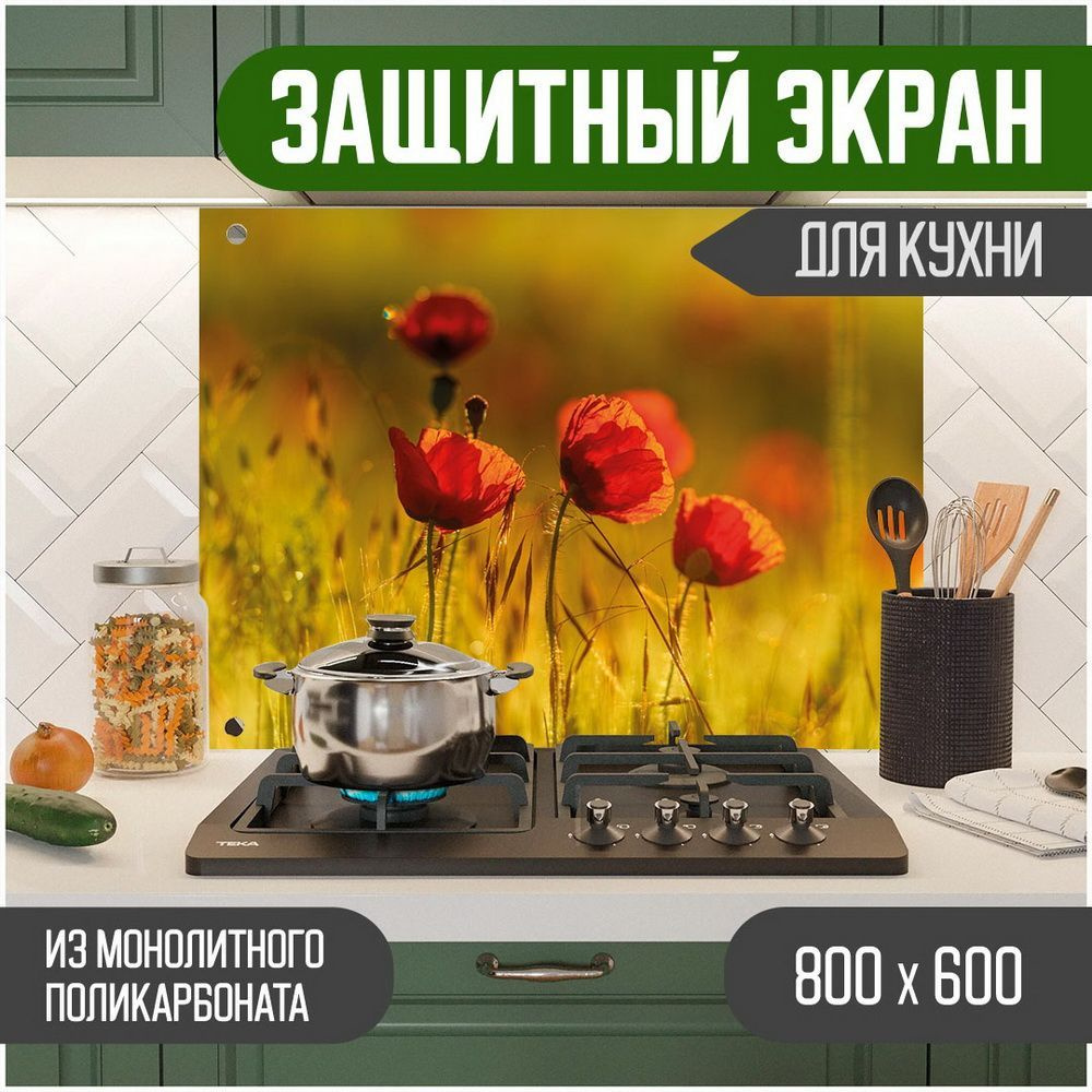 Фартук для кухни на стену, кухонный фартук, панель на кухню с фотопечатью из поликарбоната. Стеновые #1