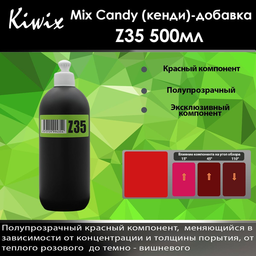 MIX Candy (кенди)-добавка Z35 0.5л. Компонент микс.. Краска автомобильная.  #1