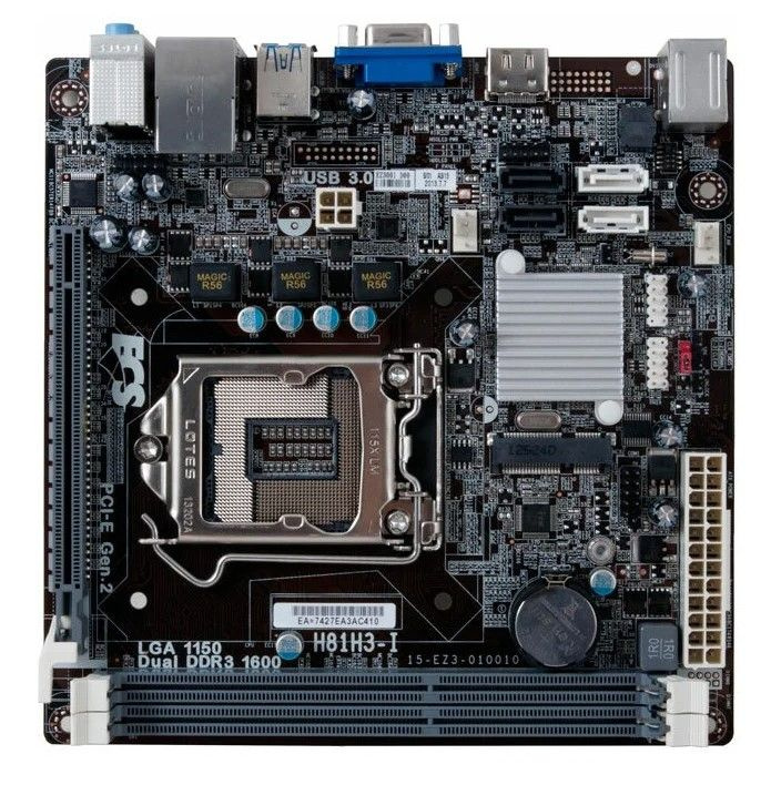 Материнская плата ECS (ELITEGROUP) H81H3_I_HDMI_V1.0_OEM купить по ...