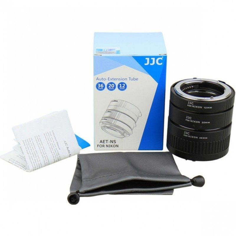 Набор колец JJC AET-NS(II) 12/20/36mm tubes for Nikon F mount camera #1