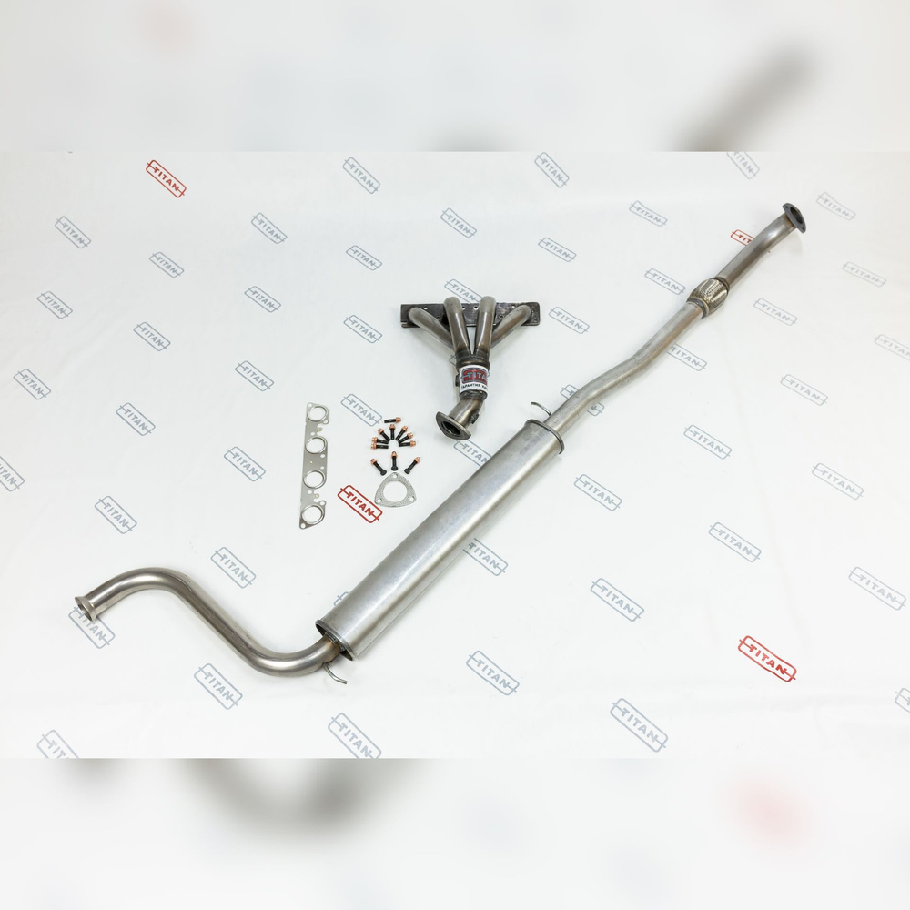 Комплект выхлопной системы 16V Выпускной коллектор Паук 4-1с отверстием ...