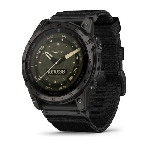 Умные часы Garmin Tactix 7 AMOLED edition, черный нейлоновый ремешок (010-02931-01)  #1