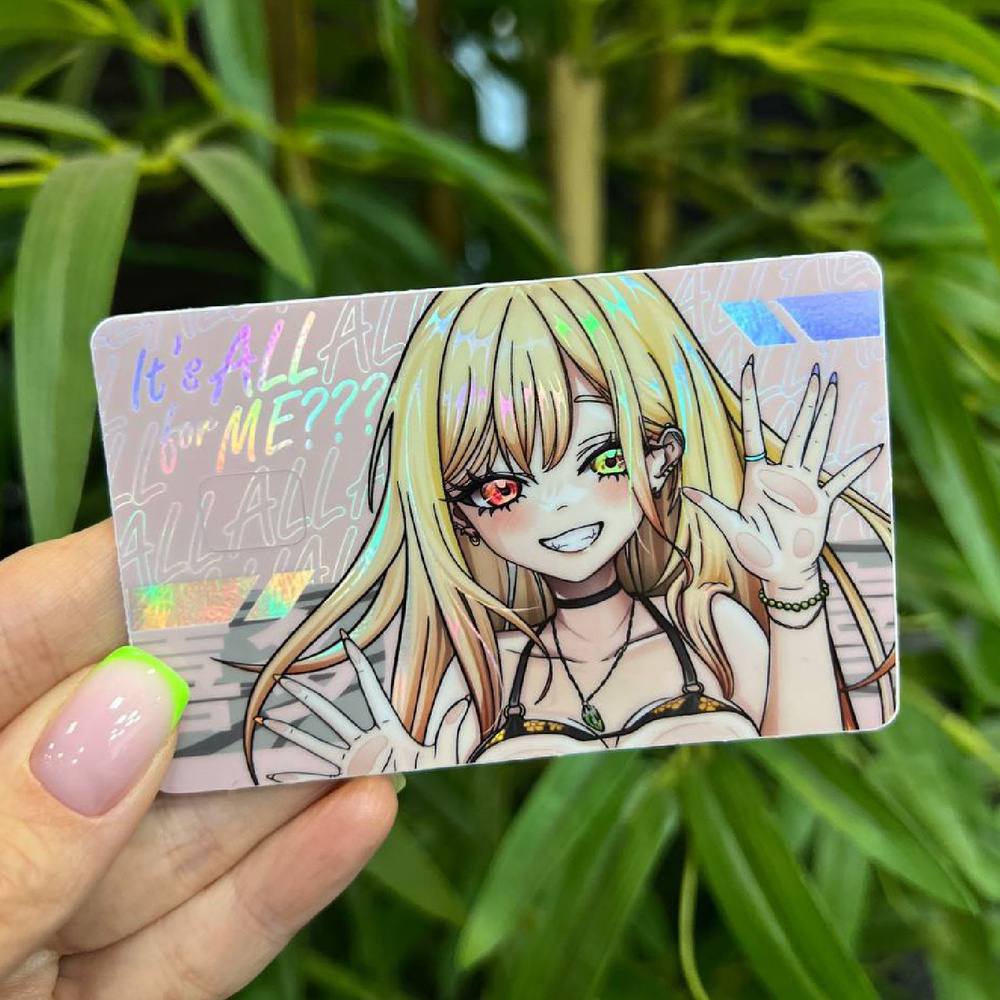 Голографический стикер на банковскую карточку "Marin Kitagawa" - купить ...