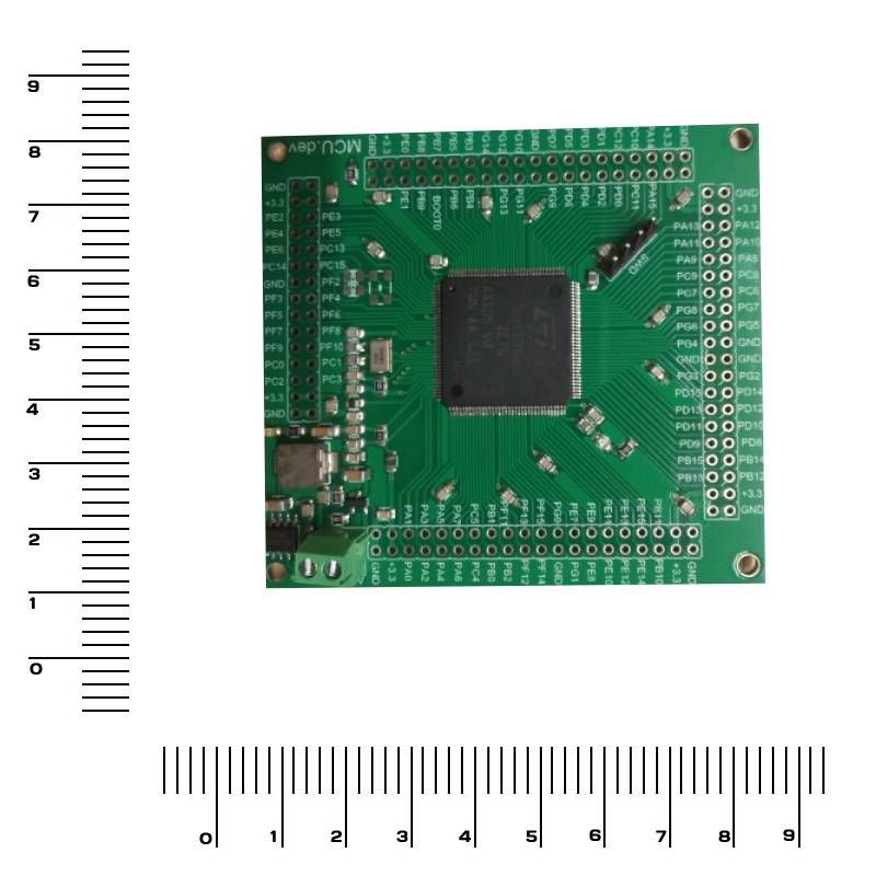 Плата с микроконтроллером STM32H723ZET6 - купить с доставкой по ...