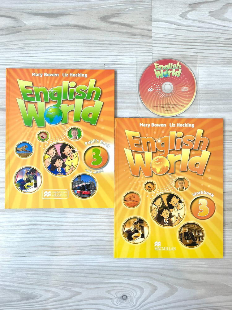 English World 3 Pupil's Book+WorkBook+Диск - купить с доставкой по ...