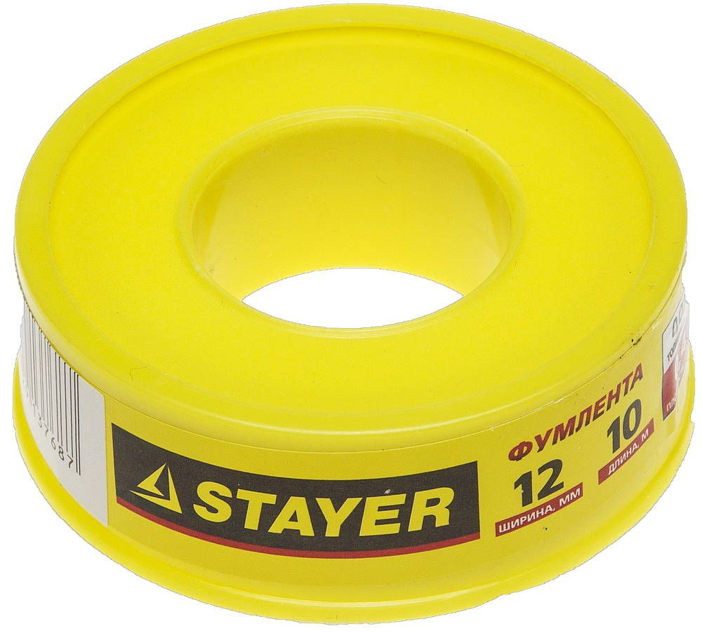 Фумлента STAYER 0,075 мм х 12 мм х10 м, 0,40 г/см3, (12360-12-040) #1